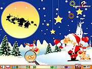 Флеш игра онлайн Найди числа - Дед Мороз